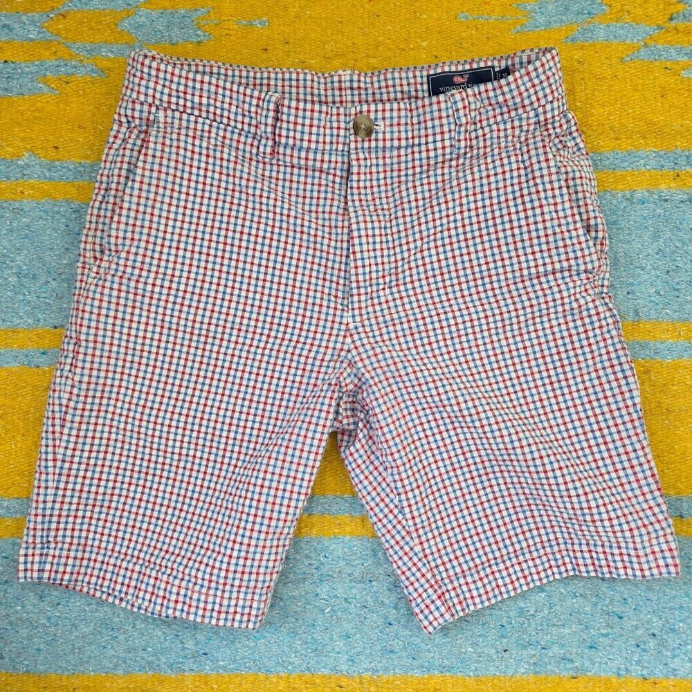 Vineyard Vines Breaker Shorts Gingham Seersucker Men's 30
